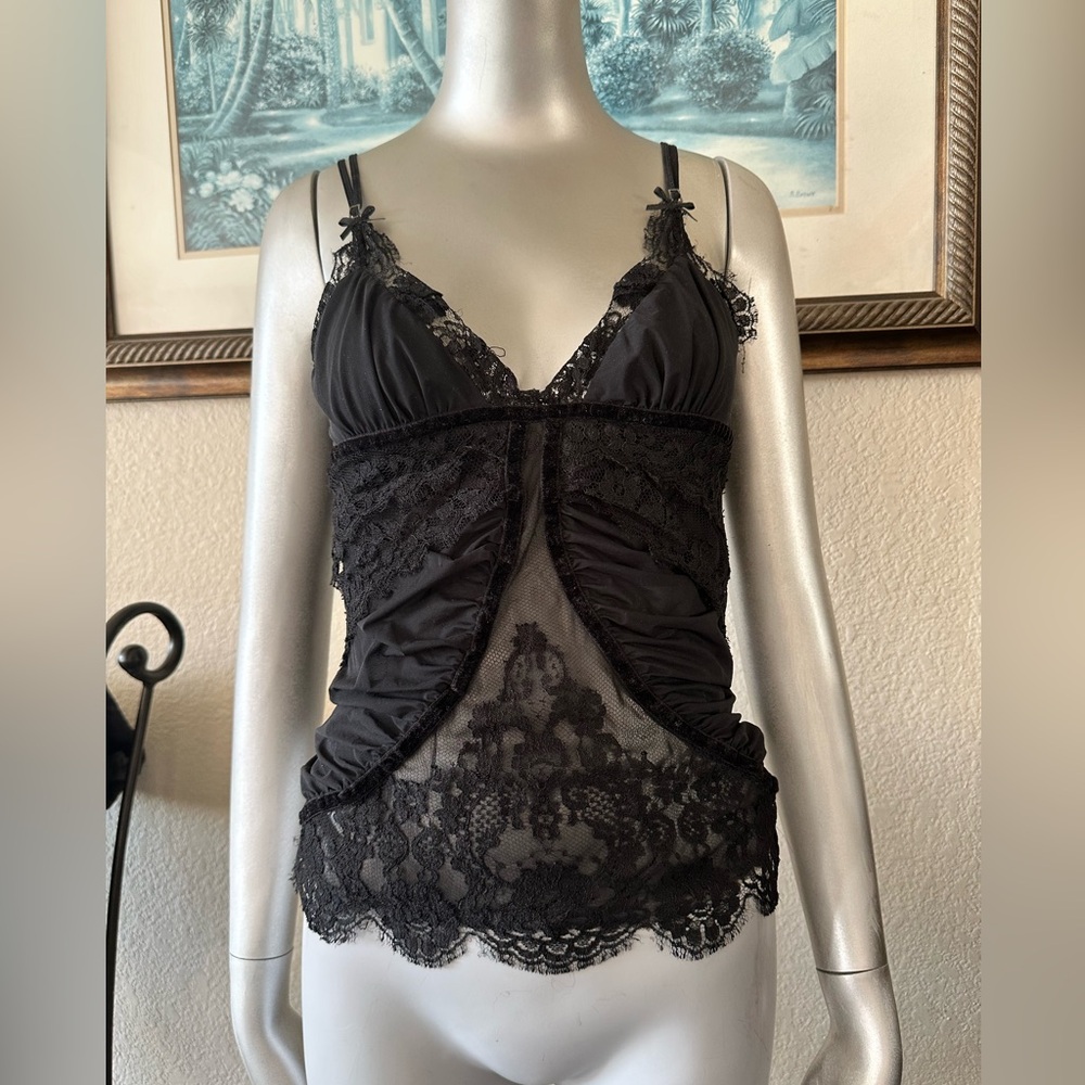 🖤SOLD🖤Vintage Gucci corset lace camisole top